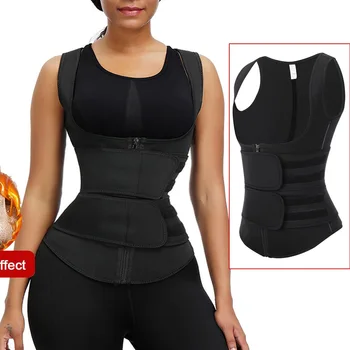 Neoprene Sauna Suit Tank Top Zip Vest with Adjustable Waist Trimmer Belt Slimming Workout Weight Loss Exercise Trainer Suit
Neoprene Sauna Suit Tank Top Zip Vest with Adjustable Waist Trimmer Belt Slimming Workout Weight Loss Exercise Trainer Suit