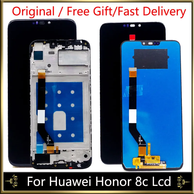 Original For Huawei Honor 8C LCD Display Touch Screen Digitizer Assembly With Frame Honor 8C BKK-AL10 BKK-L21 LCD Replacement
Original For Huawei Honor 8C LCD Display Touch Screen Digitizer Assembly With Frame Honor 8C BKK-AL10 BKK-L21 LCD Replacement