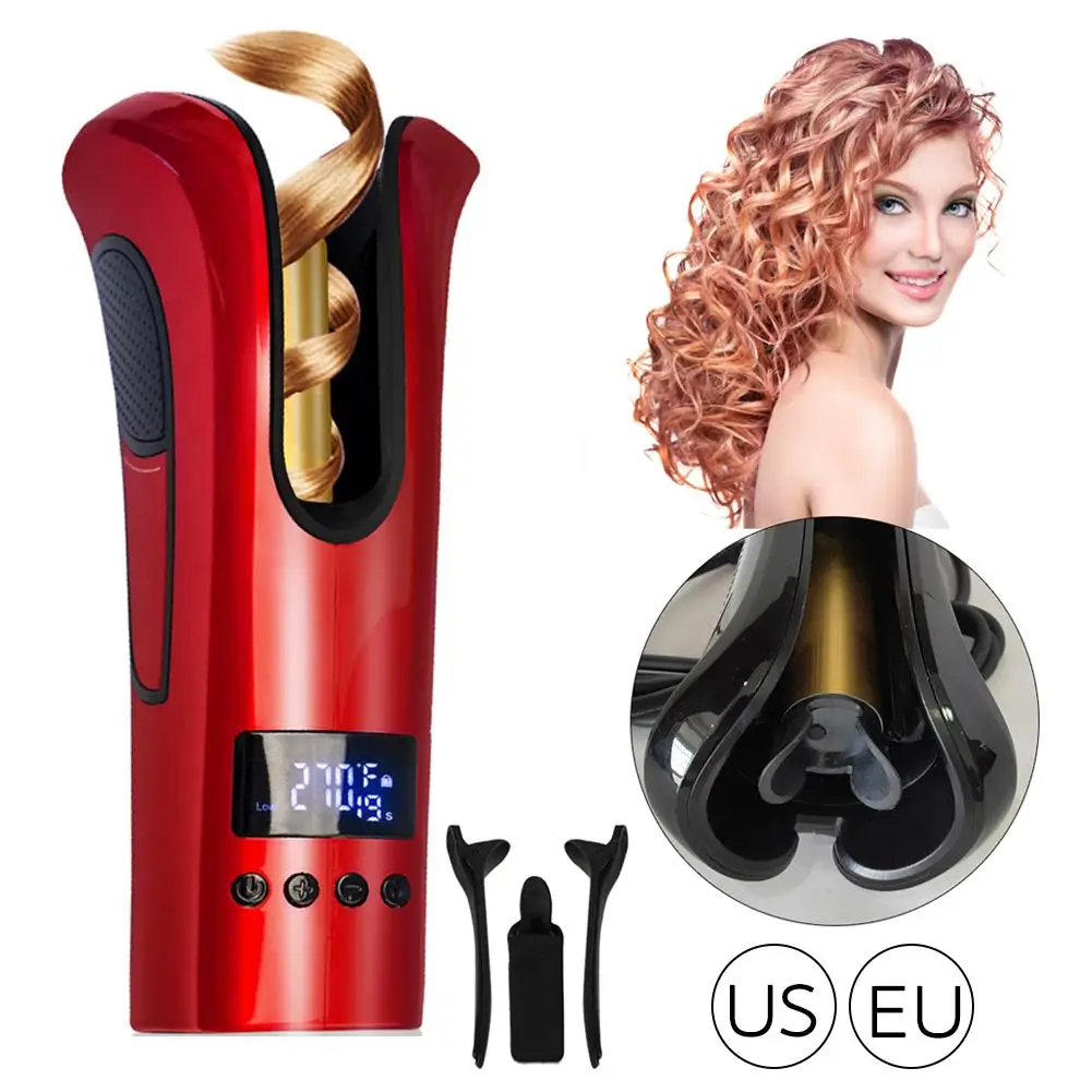 Hot Curling Iron Automatic Hair Curler With Tourmaline Ceramic Heater And LED Digital Mini Portable Curler Air Curling Wand
Hot Curling Iron Automatic Hair Curler With Tourmaline Ceramic Heater And LED Digital Mini Portable Curler Air Curling Wand