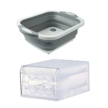 Plastic Wash Vegetable Fruit Basket & Double Layer Egg Holder Egg Food Container Organizer 
Plastic Wash Vegetable Fruit Basket & Double Layer Egg Holder Egg Food Container Organizer