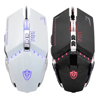 Shipadoo X5 Wired Mouse, Macro Definition 7D Light-Emitting Gaming USB Ergonomic PC Gaming Mouse
Shipadoo X5 Wired Mouse, Macro Definition 7D Light-Emitting Gaming USB Ergonomic PC Gaming Mouse
