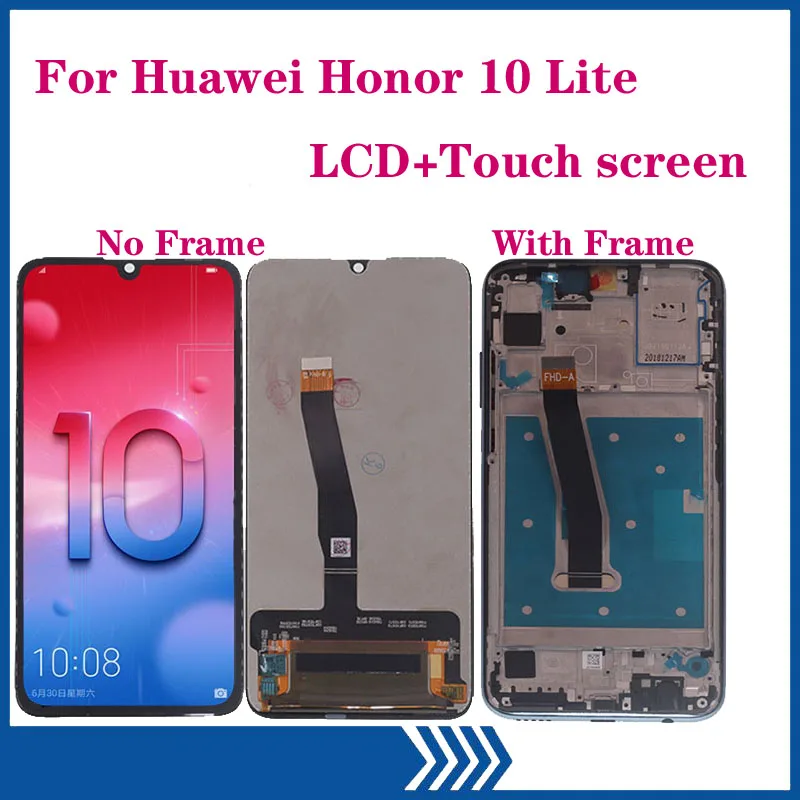Original DISPLAY For Huawei Honor 10 lite LCD display Touch Screen Digitizer Assembly for honor 10 lite with frame Repair parts
Original DISPLAY For Huawei Honor 10 lite LCD display Touch Screen Digitizer Assembly for honor 10 lite with frame Repair parts