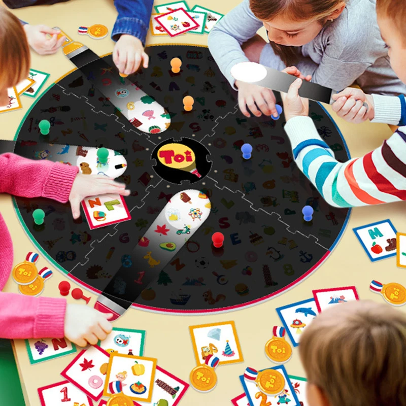Toi Flashlight Look For Board Games Children's Toys Parents Table Games Training Early Childhood Education Interaction Funnynew
Toi Flashlight Look For Board Games Children's Toys Parents Table Games Training Early Childhood Education Interaction Funnynew