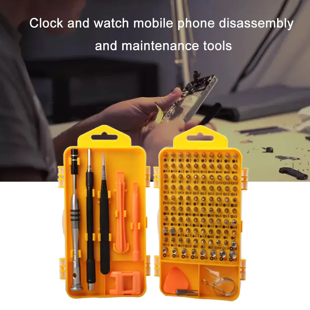 Diy Hand Tool Sets 110Pcs / Lot Watches Phone Repair Tools Bits Kits Tweezers Multifunction Screwdriver Watchmaker Accessories
Diy Hand Tool Sets 110Pcs / Lot Watches Phone Repair Tools Bits Kits Tweezers Multifunction Screwdriver Watchmaker Accessories