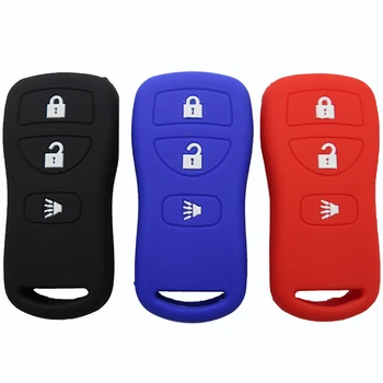 Smart silicone car key cover key FOB case for Nissan Armada Xterra Pathfinder 3 Button silicon case shell accessory
Smart silicone car key cover key FOB case for Nissan Armada Xterra Pathfinder 3 Button silicon case shell accessory