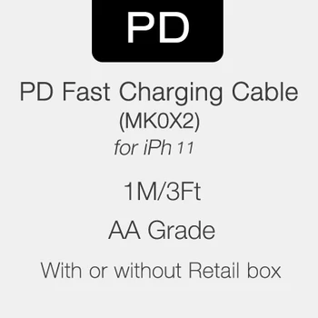 Date USB PD Cable Type C Cable Charging Wire for iPh X XS XR 8 18W PD Fast Charging 8 pin Data Sync Cable
Date USB PD Cable Type C Cable Charging Wire for iPh X XS XR 8 18W PD Fast Charging 8 pin Data Sync Cable