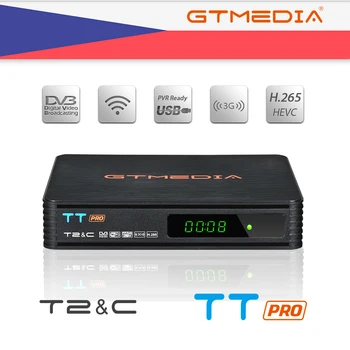 GTMEDIA TT PRO receptor dvb-t2 1080P Receiver Decoder support Russian Czech republic With WIFI Antenna tv box
GTMEDIA TT PRO receptor dvb-t2 1080P Receiver Decoder support Russian Czech republic With WIFI Antenna tv box