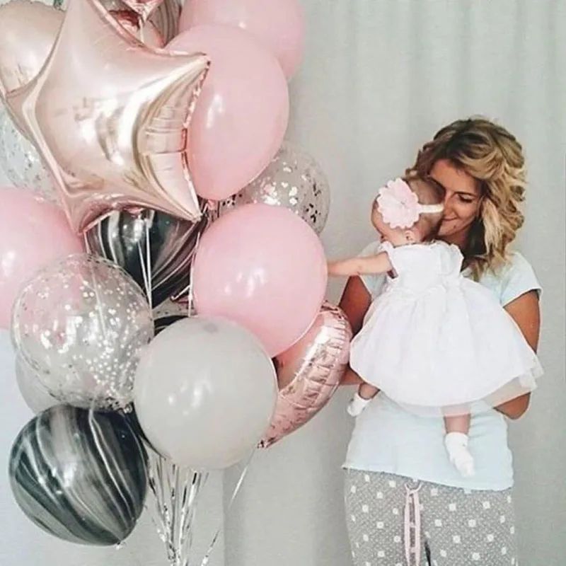 18pcs/set 18inch Star Heart Foil Balloons Silver Confetti Marble Latex Helium Balloon Baby Shower Kids Birthday Party Decor Gift
18pcs/set 18inch Star Heart Foil Balloons Silver Confetti Marble Latex Helium Balloon Baby Shower Kids Birthday Party Decor Gift