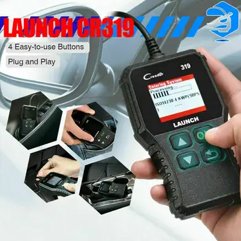 Launch X431 Creader 319 CR319 Auto Code Reader Full OBDII EOBD OBD Automotive Scanner Diagnostic Tool Car OBD2 Scanner Launch
Launch X431 Creader 319 CR319 Auto Code Reader Full OBDII EOBD OBD Automotive Scanner Diagnostic Tool Car OBD2 Scanner Launch
