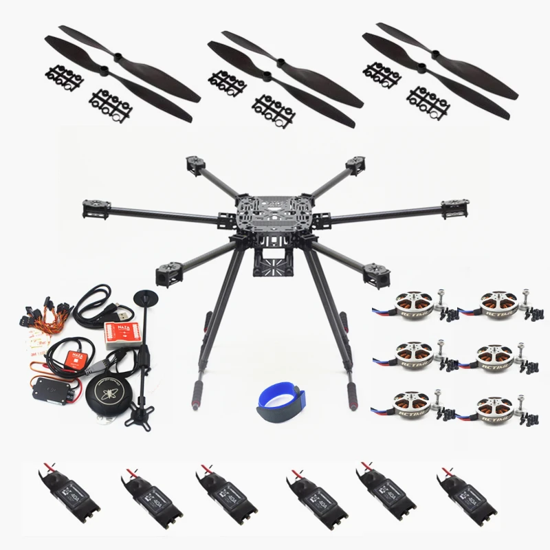 LJI ZD850 850MM Full Carbon Fiber Frame Naza M Lite Flight Control Controller M8N GPS 5010 360KV Motor 40A Brushless OPTO ESC
LJI ZD850 850MM Full Carbon Fiber Frame Naza M Lite Flight Control Controller M8N GPS 5010 360KV Motor 40A Brushless OPTO ESC