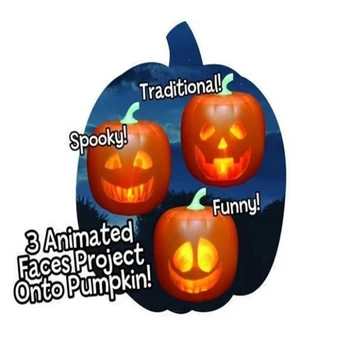 Halloween Talking Animated Pumpkin, with Built-in Projector & Speaker 3-in-1 Projector for Halloween Home Party Decorati
Halloween Talking Animated Pumpkin, with Built-in Projector & Speaker 3-in-1 Projector for Halloween Home Party Decorati