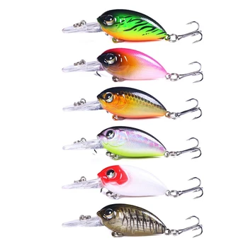 Artificial Bait Mini Crankbait 6cm 5G Chubby Spinner Artificial Hard Bait Wobblers Minnow Fishing Lures 6Pcs
Artificial Bait Mini Crankbait 6cm 5G Chubby Spinner Artificial Hard Bait Wobblers Minnow Fishing Lures 6Pcs
