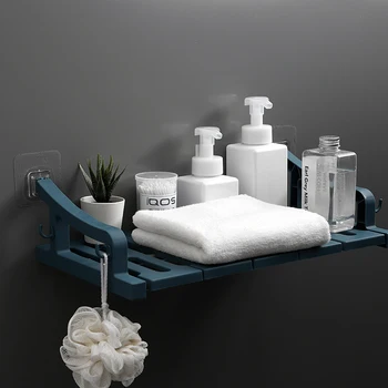 Home Storage Rack Free Punching Wall Mounted Rack Kitchen Wall Food Shelf Bathroom Multifunctional Plastic Storage Racks 
Home Storage Rack Free Punching Wall Mounted Rack Kitchen Wall Food Shelf Bathroom Multifunctional Plastic Storage Racks