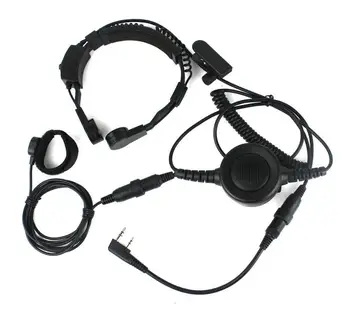 Oppxun Military Covert Earpiece Tactical Throat Mic PTT for KENWOOD BAOFENG BF-UV5R TYT
Oppxun Military Covert Earpiece Tactical Throat Mic PTT for KENWOOD BAOFENG BF-UV5R TYT