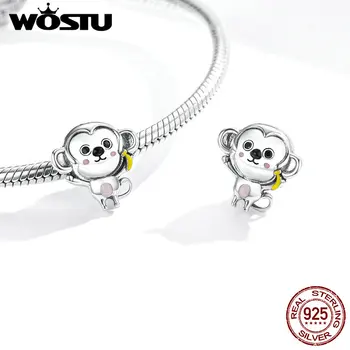 WOSTU Little Monkey Beads 100% 925 Sterling Silver Charms Fit Original Bracelet Pendant For Women Necklace Jewelry FIC1575
WOSTU Little Monkey Beads 100% 925 Sterling Silver Charms Fit Original Bracelet Pendant For Women Necklace Jewelry FIC1575