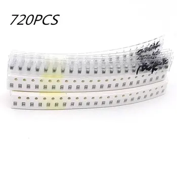 720Pcs SMD Capacitor Assorted Kit 36 Values 1pF~10uF Samples Kit Electronic DIY Kit Capacitor Pack Ceramic Chip Capacitors 
720Pcs SMD Capacitor Assorted Kit 36 Values 1pF~10uF Samples Kit Electronic DIY Kit Capacitor Pack Ceramic Chip Capacitors