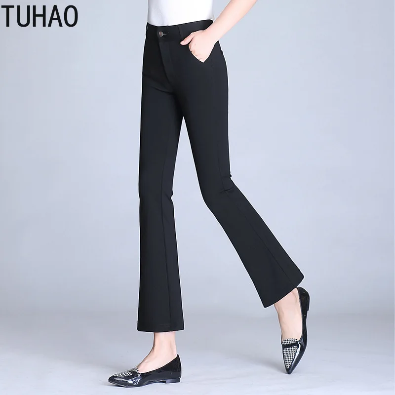 TUHAO flare Pants for Women large size 9XL 7XL 5XL High Waist Female Formal Trousers Casual Pantalones Workwear Woman Trousers
TUHAO flare Pants for Women large size 9XL 7XL 5XL High Waist Female Formal Trousers Casual Pantalones Workwear Woman Trousers