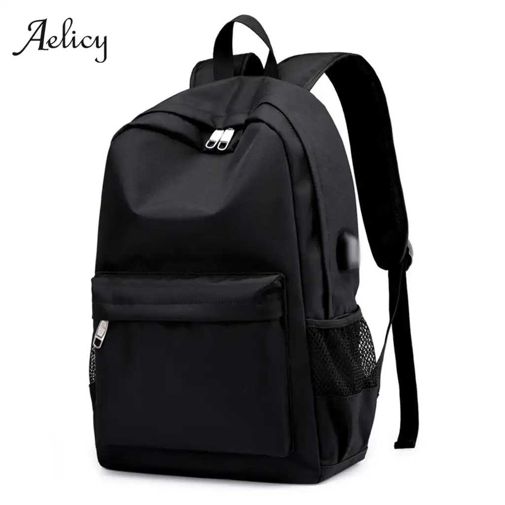 all black backpacks