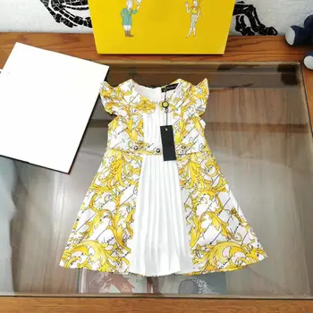 2020 New Summer Dress for Girls Face Pattern Elegant Party Dress for Baby Girls Gold Flower Design Black Dress for Kids
2020 New Summer Dress for Girls Face Pattern Elegant Party Dress for Baby Girls Gold Flower Design Black Dress for Kids