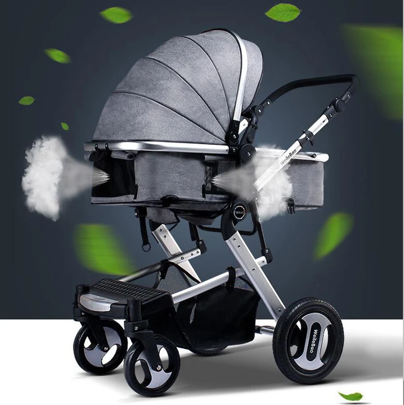 Baby stroller can sit lie folded two-way shock Four wheels Multifunction baby stroller Baby carriage
Baby stroller can sit lie folded two-way shock Four wheels Multifunction baby stroller Baby carriage