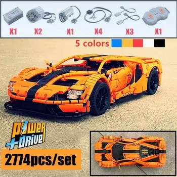 NEW MOC FORD GT Sport Car fit LeGINGlys MOC-10792 RC Engine Power Function Vehicle Fit Building Block Bricks Model Kid Toy Gift
NEW MOC FORD GT Sport Car fit LeGINGlys MOC-10792 RC Engine Power Function Vehicle Fit Building Block Bricks Model Kid Toy Gift