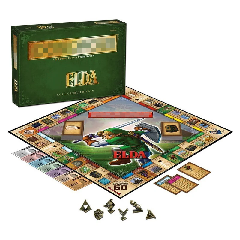 Monopoli The Legend Board Game of Zelda Millionaire Card Game Collector's Edition
Monopoli The Legend Board Game of Zelda Millionaire Card Game Collector's Edition