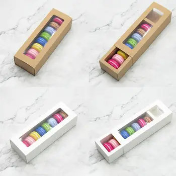 Party Favor Gifts Box Kraft Paper Bakery Food Pastry Macaron Packaging Boxes with Clear PVC Window LX8767
Party Favor Gifts Box Kraft Paper Bakery Food Pastry Macaron Packaging Boxes with Clear PVC Window LX8767