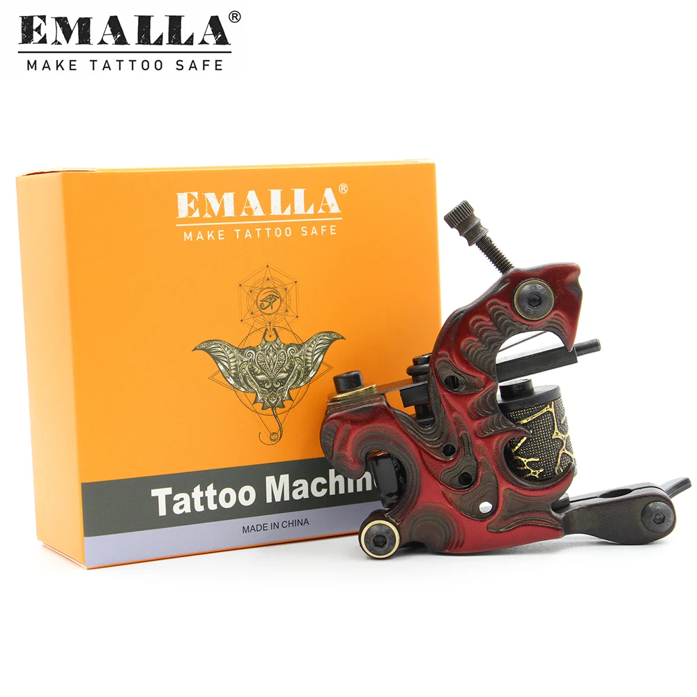 Pro Cast Iron 10 Warps Coil Dual-coiled Tattoo Machine For Shader&Liner Beginner Tattoo Kits 3Colors Free Shipping Black
Pro Cast Iron 10 Warps Coil Dual-coiled Tattoo Machine For Shader&Liner Beginner Tattoo Kits 3Colors Free Shipping Black