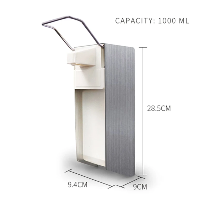 500ml/1000ml Wall Mounted Elbow Soap Dispenser Manual Press Alcohol Mist Spray
500ml/1000ml Wall Mounted Elbow Soap Dispenser Manual Press Alcohol Mist Spray