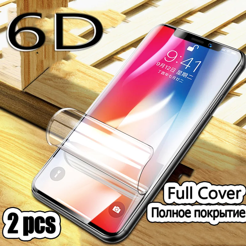 2Pcs Phone Screen Protector For IPhone 11 Pro 6 6s 7 8 Plus Protective Film For IPhone 11 Pro Max X XS XR Hydrogel Film No Glass
2Pcs Phone Screen Protector For IPhone 11 Pro 6 6s 7 8 Plus Protective Film For IPhone 11 Pro Max X XS XR Hydrogel Film No Glass
