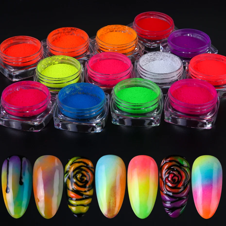 1pcs Fluorescent Nail Glitter Powder Pigment Sequins For Nail Art 13 Color Eyeshadow Decorations Dust Manicure Tool LEYE01-13
1pcs Fluorescent Nail Glitter Powder Pigment Sequins For Nail Art 13 Color Eyeshadow Decorations Dust Manicure Tool LEYE01-13