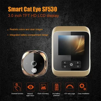 530 3-Inch Color Screen Smart Video Doorbell Wireless Visual Door Bell With Night Vision Function For Home
530 3-Inch Color Screen Smart Video Doorbell Wireless Visual Door Bell With Night Vision Function For Home