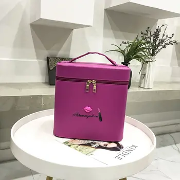 5 Colors Women Professional Makeup Organizer Large Capacity Toiletry Cosmetic Case Bags Lipstick Storage Box Portable Suitcase
5 Colors Women Professional Makeup Organizer Large Capacity Toiletry Cosmetic Case Bags Lipstick Storage Box Portable Suitcase