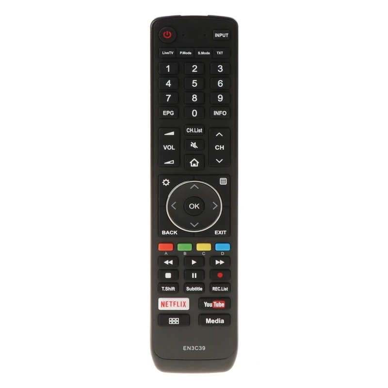 EN3C39 Remote Control Controller Replacement for HISENSE Smart TV Television 50N7 55N7 65N7 65N8 65N9 65P7 65P8 75N7 75N9
EN3C39 Remote Control Controller Replacement for HISENSE Smart TV Television 50N7 55N7 65N7 65N8 65N9 65P7 65P8 75N7 75N9