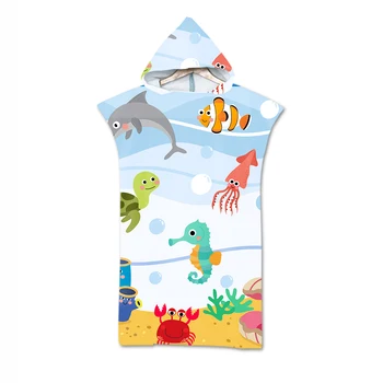 Free shipping Gift Under the Sea Turtle Fish Octopus Jellyfish Crab Pattern Large Hooded Swim Surf Bath Beach Towel Poncho 
Free shipping Gift Under the Sea Turtle Fish Octopus Jellyfish Crab Pattern Large Hooded Swim Surf Bath Beach Towel Poncho