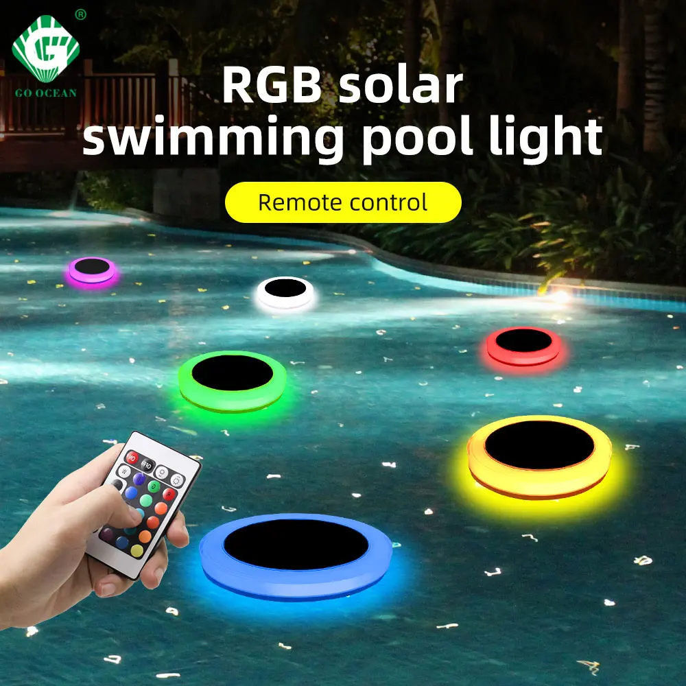 RGB Solar LED Pool Lights Swimming Waterproof IP68 Remote Control Floating Lamp Party Home Pond Outdoor Underwater Light
RGB Solar LED Pool Lights Swimming Waterproof IP68 Remote Control Floating Lamp Party Home Pond Outdoor Underwater Light