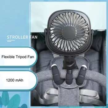 USB Rechargeable Baby Stroller Fan Car Seat Flexible Handheld Desk Personal Fan R9CB 
USB Rechargeable Baby Stroller Fan Car Seat Flexible Handheld Desk Personal Fan R9CB
