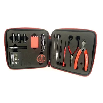 Portable E-Cigarette DIY Tool Kit E-Cig Accessories Tool Bag All-in-one Vape DIY Device Rebuild RDA RDTA RTA Tank Atomizer
Portable E-Cigarette DIY Tool Kit E-Cig Accessories Tool Bag All-in-one Vape DIY Device Rebuild RDA RDTA RTA Tank Atomizer