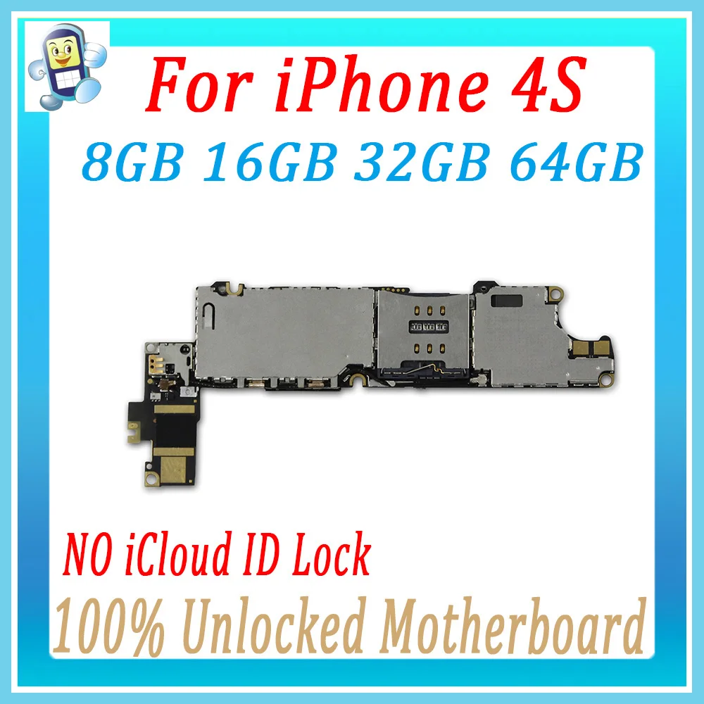 original Motherboard For iPhone 4S Unlocked Mainboard Logic Board with IOS system Tested Good Working free shipping
original Motherboard For iPhone 4S Unlocked Mainboard Logic Board with IOS system Tested Good Working free shipping