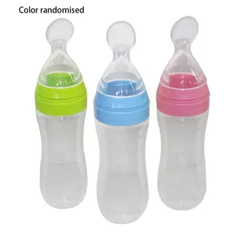 Silicone Newborn Baby Squeezing Feeding Bottle Training Rice Spoon Safe Supplement Rice Cereal Feeder Tableware Tool
Silicone Newborn Baby Squeezing Feeding Bottle Training Rice Spoon Safe Supplement Rice Cereal Feeder Tableware Tool