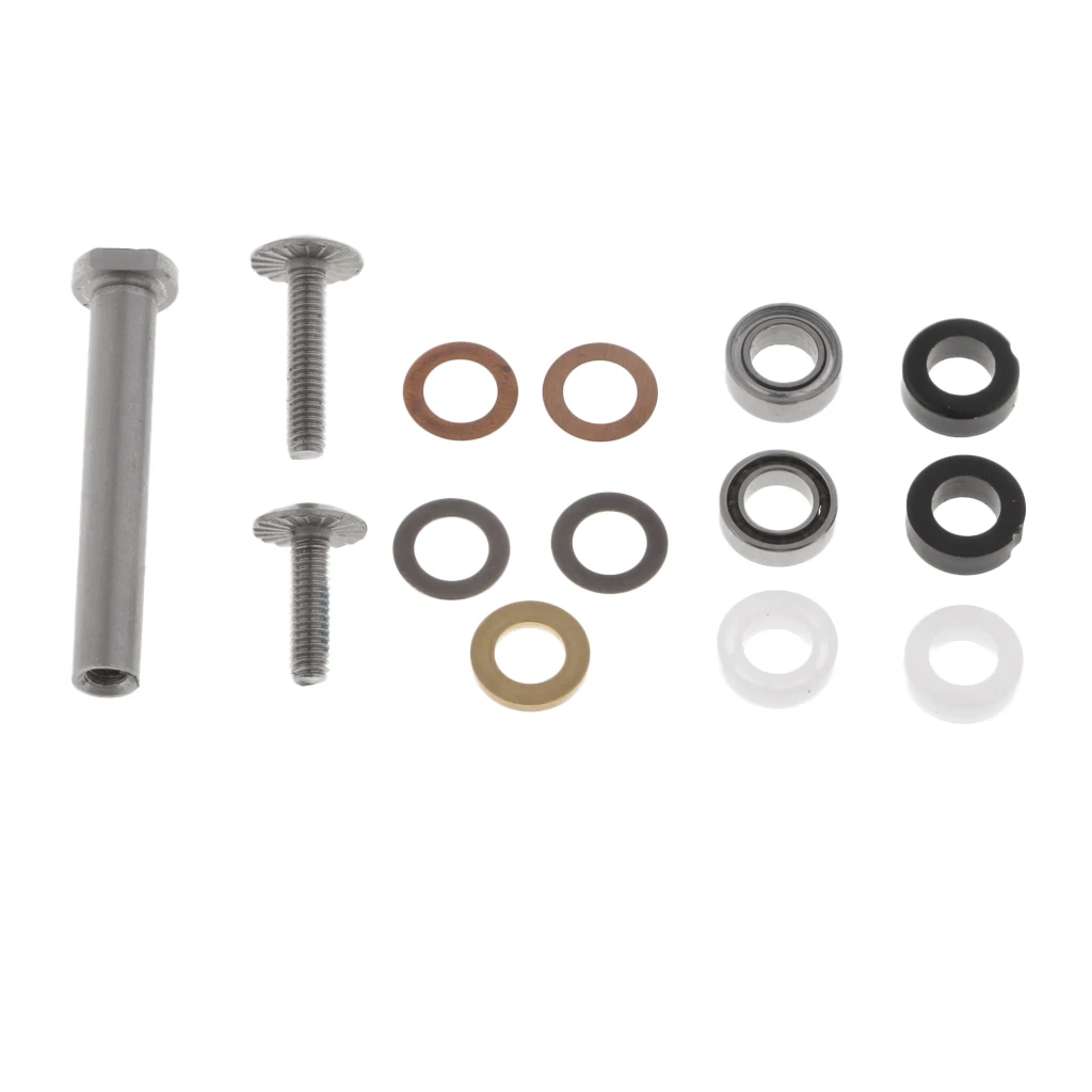4 x 7mm Fishing Reel Handle Knob Component Parts with Bearings, Washers, Screws 4 x 7mm Fishing Reel Handle Knob Component Parts with Bearings, Washers, Screws