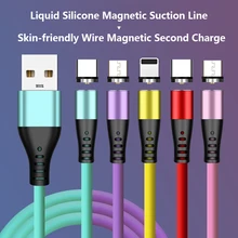 3 в 1 Магнитный Micro USB кабель для быстрой зарядки передачи данных