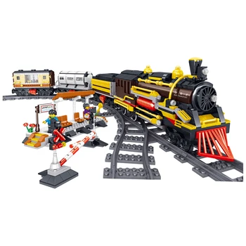New City Legoed Rail Transit Railway Building Blocks Set Train Series Model Brick For Children Toys Boys With Small Figures
New City Legoed Rail Transit Railway Building Blocks Set Train Series Model Brick For Children Toys Boys With Small Figures