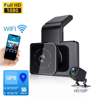 Car DVR Camera WIFI 1080P FHD Night Vision Dynamic GPS Trajectory One-Key Sleep Dash Cam Parking Monitor Rear View Registrars
Car DVR Camera WIFI 1080P FHD Night Vision Dynamic GPS Trajectory One-Key Sleep Dash Cam Parking Monitor Rear View Registrars