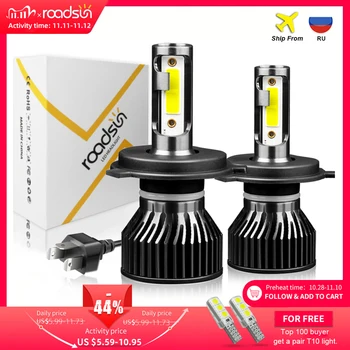 roadsun Mini H4 H7 LED Car Headlight Bulb 12000LM 6000K H1 H3 H11 H13 H27 880 9005 HB3 9006 HB4 9007 Running Auto Fog Head Lamp 
roadsun Mini H4 H7 LED Car Headlight Bulb 12000LM 6000K H1 H3 H11 H13 H27 880 9005 HB3 9006 HB4 9007 Running Auto Fog Head Lamp