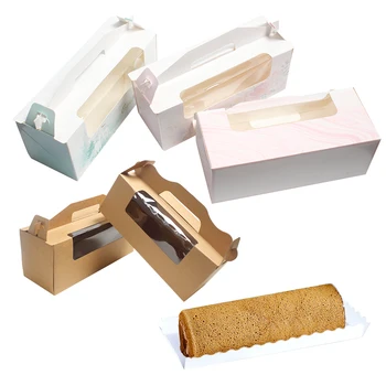Cake Roll Pastry Box Container Portable Handmade Muffin Cake Visible Gift Packaging Boxes with Bottom Baking Supply Party Favor
Cake Roll Pastry Box Container Portable Handmade Muffin Cake Visible Gift Packaging Boxes with Bottom Baking Supply Party Favor