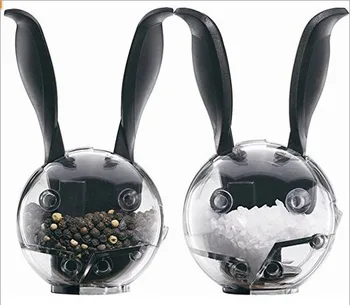 Creative cute Rabbit shape Salt and Pepper Mills, Solid Wood Pepper Mill with Strong Adjustable Ceramic Grinder kitchen tools
Creative cute Rabbit shape Salt and Pepper Mills, Solid Wood Pepper Mill with Strong Adjustable Ceramic Grinder kitchen tools