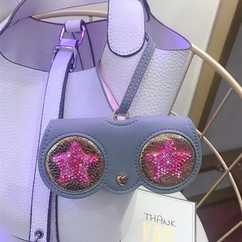 Diamond Leather Glasses Case Popular Cartoon Multi-function Eyeglasses Case Glasses Bag Women Sunglasses Storage Eyewear Case 
Diamond Leather Glasses Case Popular Cartoon Multi-function Eyeglasses Case Glasses Bag Women Sunglasses Storage Eyewear Case