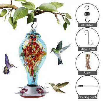 Bird Feeder Glass Hummingbird Feeder Free Nectar Patio Yard Window Bird Food Feeder Drinker Bird Feed Bird Perch
Bird Feeder Glass Hummingbird Feeder Free Nectar Patio Yard Window Bird Food Feeder Drinker Bird Feed Bird Perch