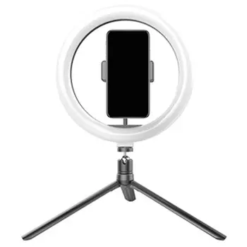 RGB Fill Light 10 Inches Desktop Tripod Mobile Phone Beauty Selfie Live Ring Light with Bluetooth Remote Control
RGB Fill Light 10 Inches Desktop Tripod Mobile Phone Beauty Selfie Live Ring Light with Bluetooth Remote Control